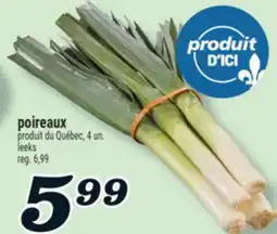 Marché Richelieu POIREAUX | LEEKS offer