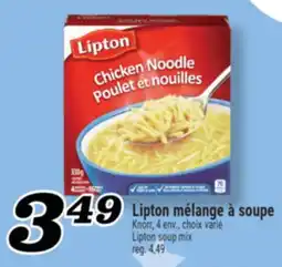 Marché Richelieu LIPTON MÉLANGE À SOUPE | LIPTON SOUP MIX offer