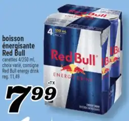 Marché Richelieu BOISSON ÉNERGISANTE RED BULL | RED BULL ENERGY DRINK offer