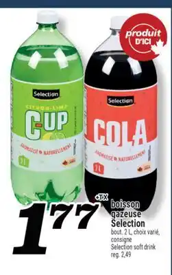 Marché Richelieu BOISSON GAZEUSE SELECTION | SELECTION SOFT DRINK offer