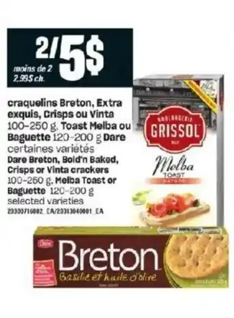Provigo Craquelins Breton, Extra Exquis, Crisps Ou Vinta offer