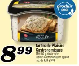 Marché Richelieu TARTINADE PLAISIRS GASTRONOMIQUES | PLAISIRS GASTRONOMIQUES SPREAD offer