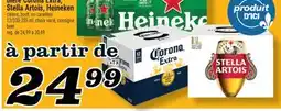 Marché Richelieu BIÈRE CORONA EXTRA, STELLA ARTOIS, HEINEKEN | BEER offer