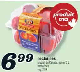 Marché Richelieu NECTARINES | NECTARINES offer