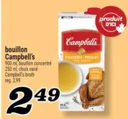 Marché Richelieu BOUILLON CAMPBELL'S | CAMPBELL'S BROTH offer