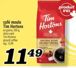Marché Richelieu CAFÉ MOULU TIM HORTONS | TIM HORTONS GROUND COFFEE offer