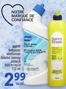 Uniprix SAVVY Nettoyants sélectionnés/Selected cleaning products offer