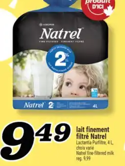 Marché Richelieu LAIT FINEMENT FILTRÉ NATREL | NATREL FINE-FILTERED MILK offer