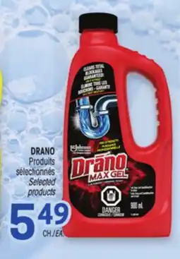 Uniprix DRANO Produits sélectionnés/Selected products offer