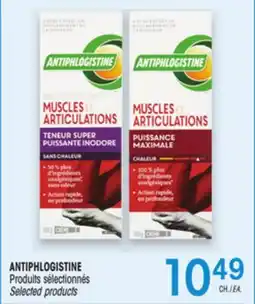 Uniprix ANTIPHLOGISTINE Produits sélectionnés/Selected products offer