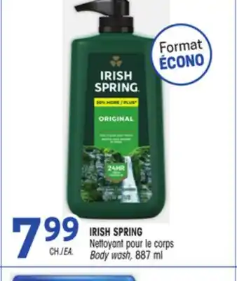 Uniprix IRISH SPRING Nettoyant pour le corps/Body wash offer