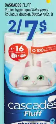 Uniprix CASCADES FLUFF Papier hygiénique/Toilet paper offer