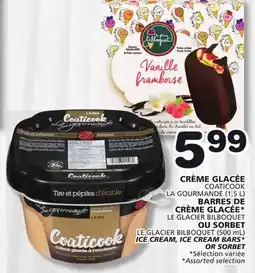 Marches Tradition COATICOOK LA GOURMANDE (1,5 L) LE GLACIER BILBOQUET (500 mL) ICE CREAM, ICE CREAM BARS offer