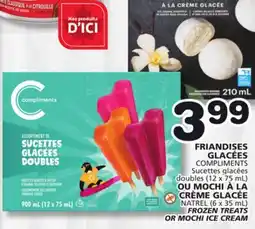 Marches Tradition COMPLIMENTS, NATREL (6 x 35 mL) FROZEN TREATS OR MOCHI ICE CREAM offer