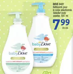 Uniprix DOVE BABY Nettoyants pour le corps sélectionnés/ Selected body washes offer