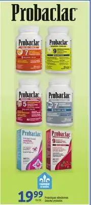 Uniprix PROBACLAC Probiotiques sélectionnés /Selected probiotics offer