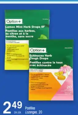 Uniprix Option+ Pastilles/Lozenges offer