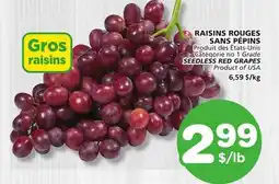 Marches Tradition SEEDLESS RED GRAPES offer