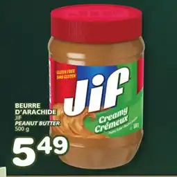 Marches Tradition JIF PEANUT BUTTER offer