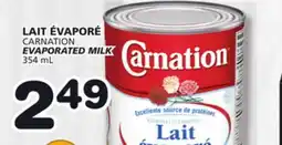 Marches Tradition CARNATION EVAPORATED MILK offer