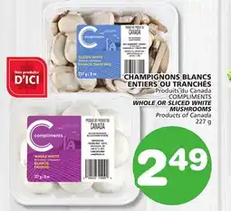 Marches Tradition COMPLIMENTS WHOLE OR SLICED WHITE MUSHROOMS offer