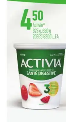 Provigo ACTIVIA, 625 G, 650 G offer
