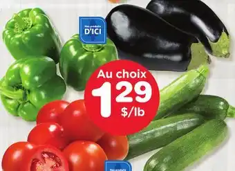 Marches Tradition GREEN PEPPERS, EGGPLANT, YELLOW OR GREEN ZUCCHINI, RED FIELD OR ROMA ITALIAN TOMATOES offer