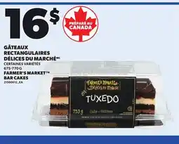 Provigo FARMER'S MARKET BAR CAKES, 675-770 G offer