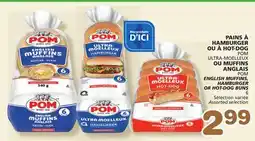 Marches Tradition POM ENGLISH MUFFINS, HAMBURGER OR HOT-DOG BUNS offer