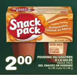 Marches Tradition SNACK PACK GEL SNACKS OR PUDDING offer