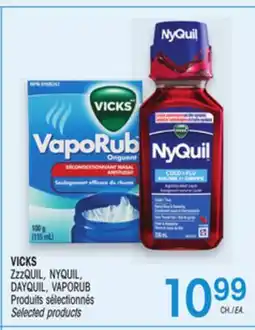 Uniprix VICKS ZzzQUIL, NYQUIL, DAYQUIL, VAPORUB Produits sélectionnés /Selected products offer