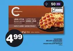 Marches Tradition COMPLIMENTS FROZEN BELGIAN WAFFLES offer