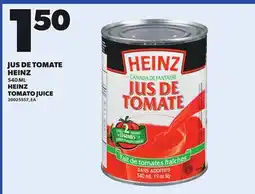 Provigo HEINZ TOMATO JUICE, 540 ML offer