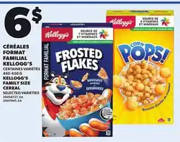 Provigo KELLOGG'S FAMILY SIZE CEREAL, 450-650 G offer