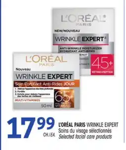 Uniprix L'ORÉAL PARIS WRINKLE EXPERT Soins du visage sélectionnés/ Selected facial care products offer