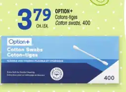 Uniprix OPTION+ Cotons-tiges/Cotton swabs offer
