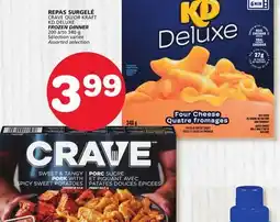 Marches Tradition KRAFT Or KRAFT KD DELUXE FROZEN DINNER offer
