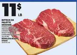 Provigo BONELESS BLADE STEAK offer