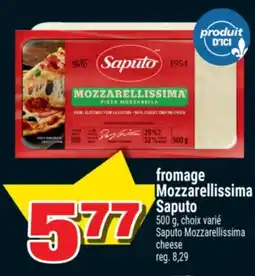 Super C fromage Mozzarellissima Saputo | Saputo Mozzarellissima cheese offer