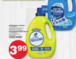 Marches Tradition LA PARISIENNE or ARCTIC POWER LAUNDRY DETERGENT OR FABRIC SOFTENER offer