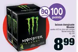 Super C points boisson énergisante Monster energy drink offer