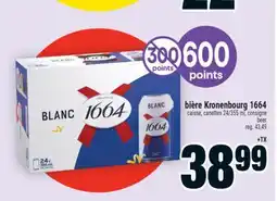 Super C bière Kronenbourg 1664 offer