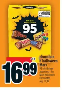 Super C chocolats d'halloween Mars | Mars halloween chocolates offer