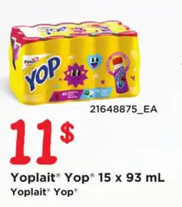 Provigo Yoplait Yop , 15 x 93 mL offer
