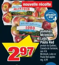 Super C pommes McIntosh, Lobo, Paula Red offer