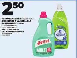 Provigo HERTEL CLEANERS OR LA PARISIENNE DISH offer