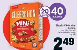 Super C biscuits Célébration Leclerc | cookies offer