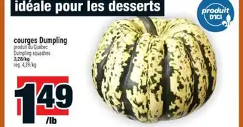 Super C courges Dumpling | Dumpling squashes offer