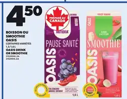 Provigo OASIS DRINK OR SMOOTHIE, 1,5/1,6 L offer