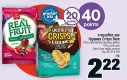 Super C craquelins aux légumes Crisps Dare | Dare Crisps veggie crackers offer